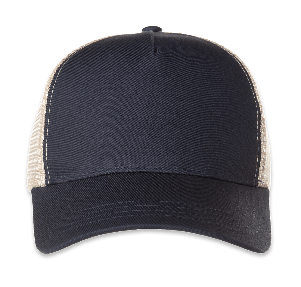 Econscious Recycled Five Panel Snapback Trucker Hat - Embroidered-default