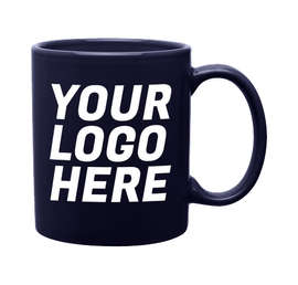 Full Color 11 oz. Ceramic Mug - Color: Navy Blue