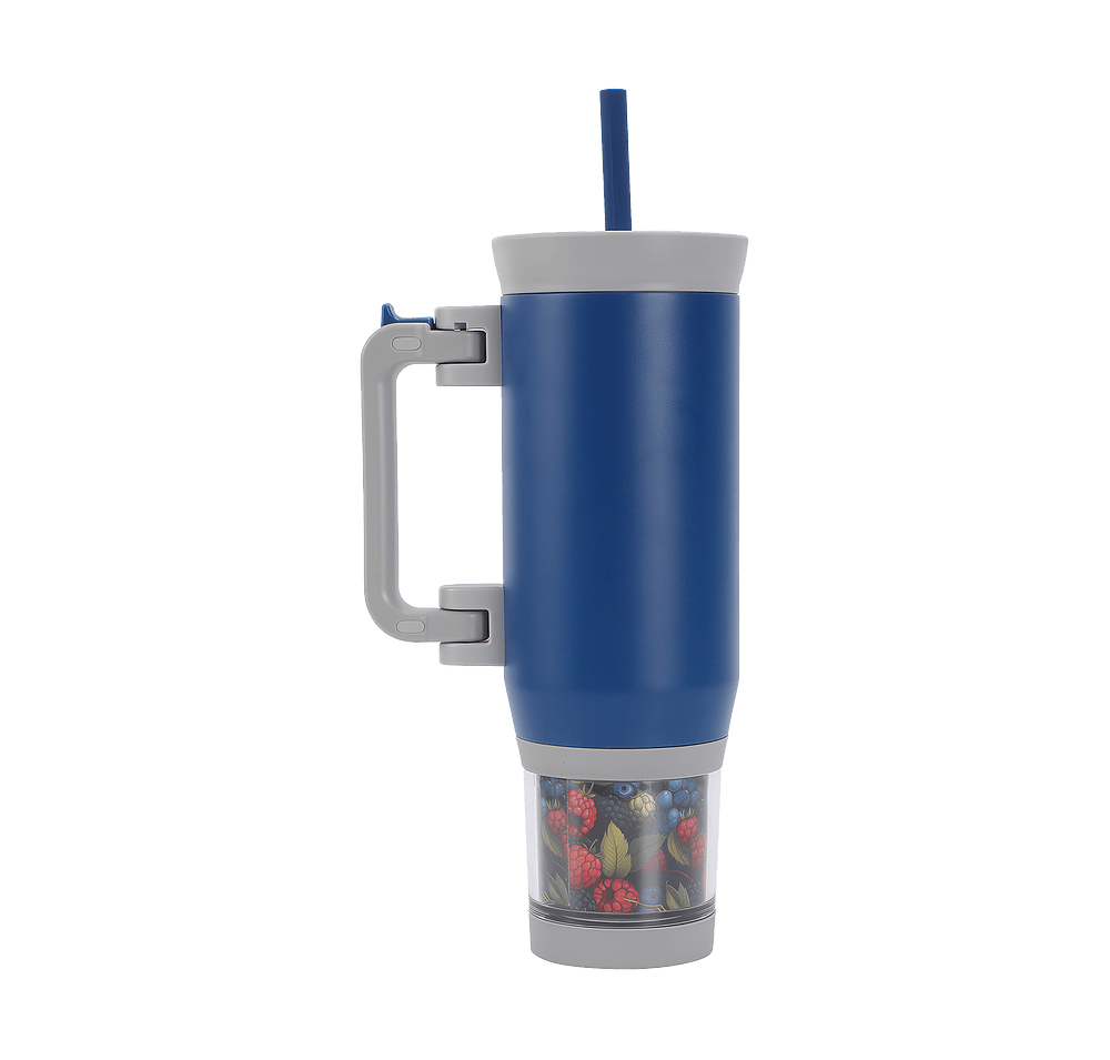 NAYAD 23 oz. Quest Insulated Tumbler with Foldable Handle & Snack Cup-default