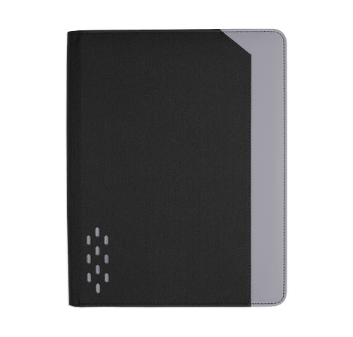 Souvenir Armor Zippered Padfolio with Armor Pen in Black