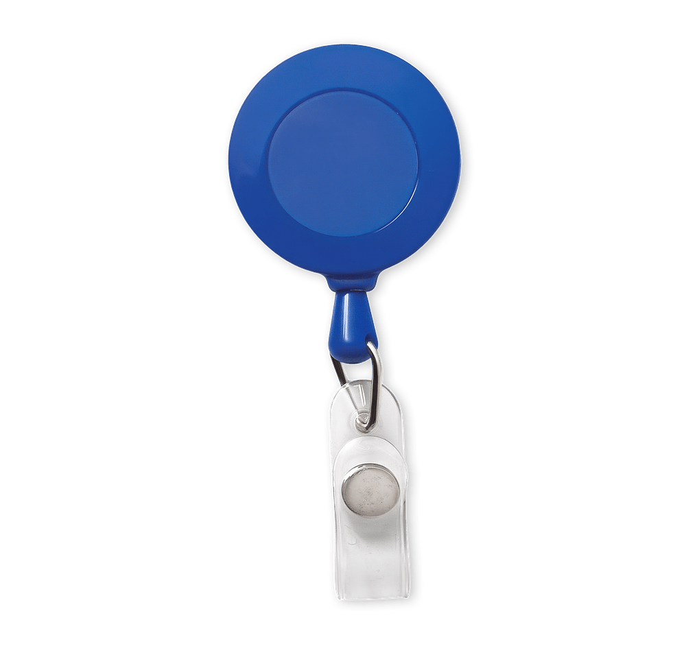Economy Round Retractable Badge Holder-default