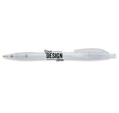 Frosted Dart Pen (black ink) - Clear