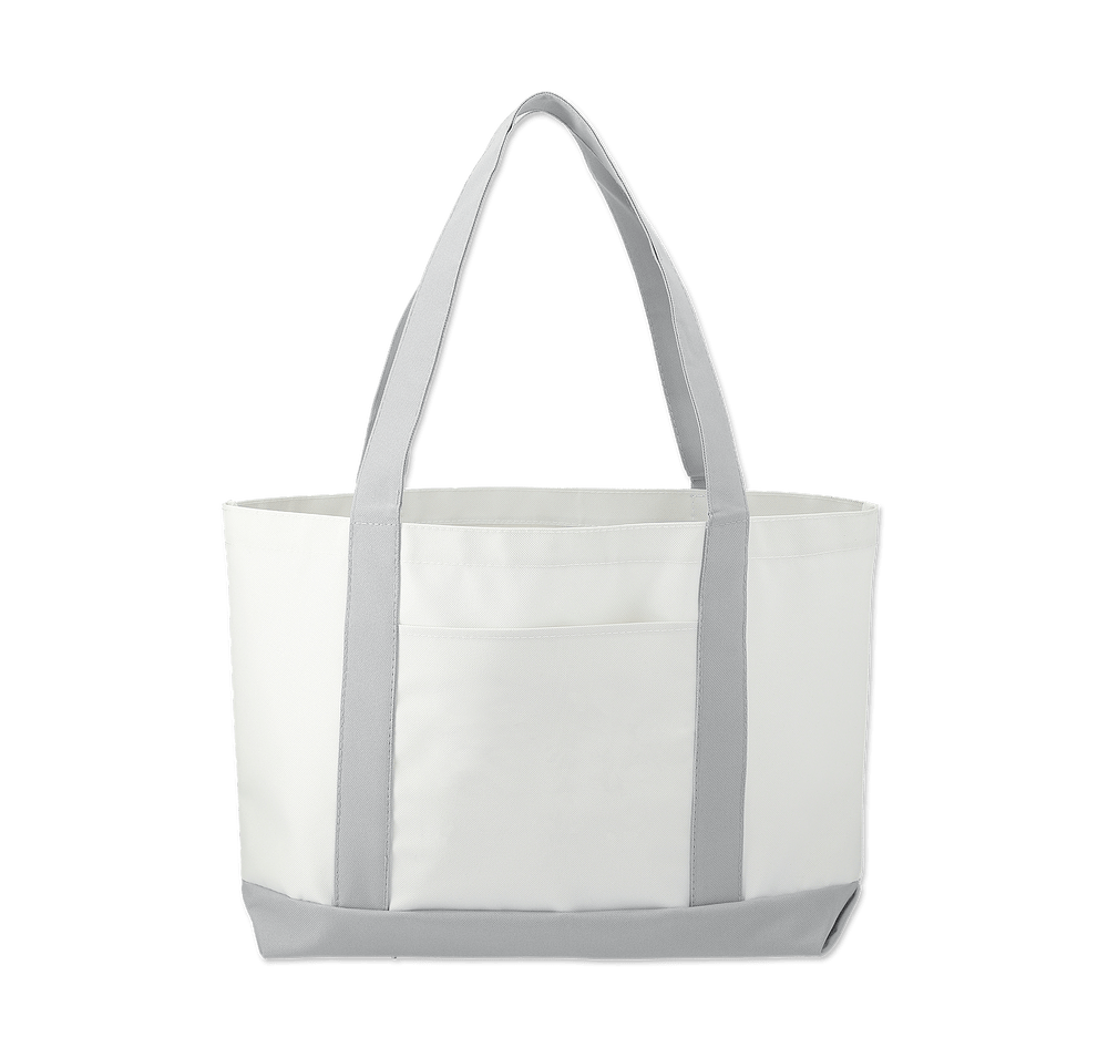 Full Color Large Poly Canvas Tote Bag-default