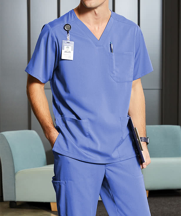 Wink Premiere Flex Stretch V-Neck Scrub Top