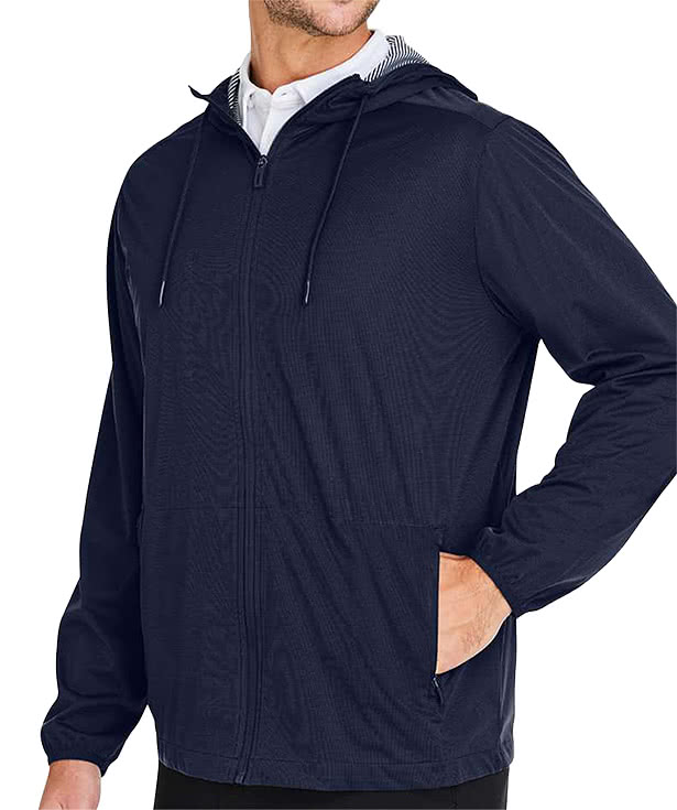 North End Network Recycled Lightweight Windbreaker - Embroidered