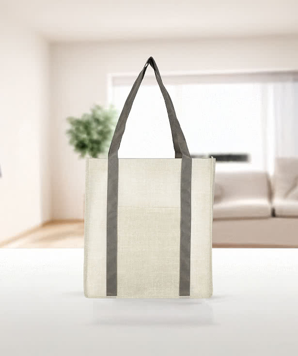 Pluto Recycled Non-Woven Grocery Tote Bag