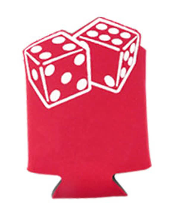 Foldable Can Koozie - Dice