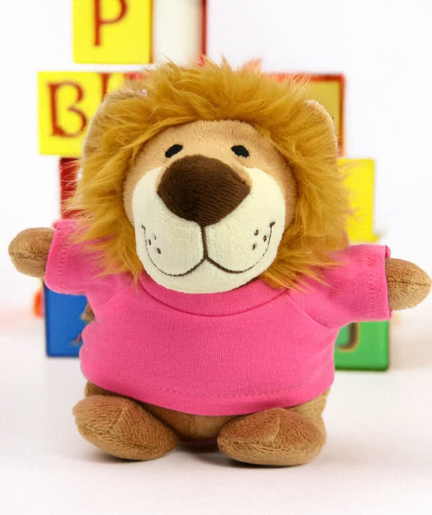 Full Color Bean Bag Buddies 6" Lion Plush Animal