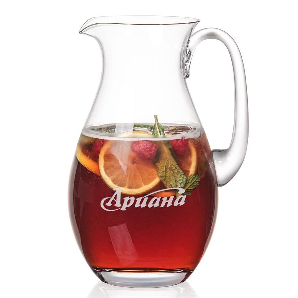 Laser Engraved 64 oz. St. Tropez Pitcher