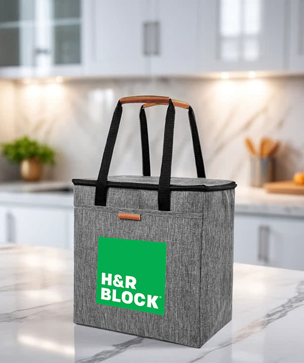 Huntington Heathered 24 Can Cooler Tote Bag