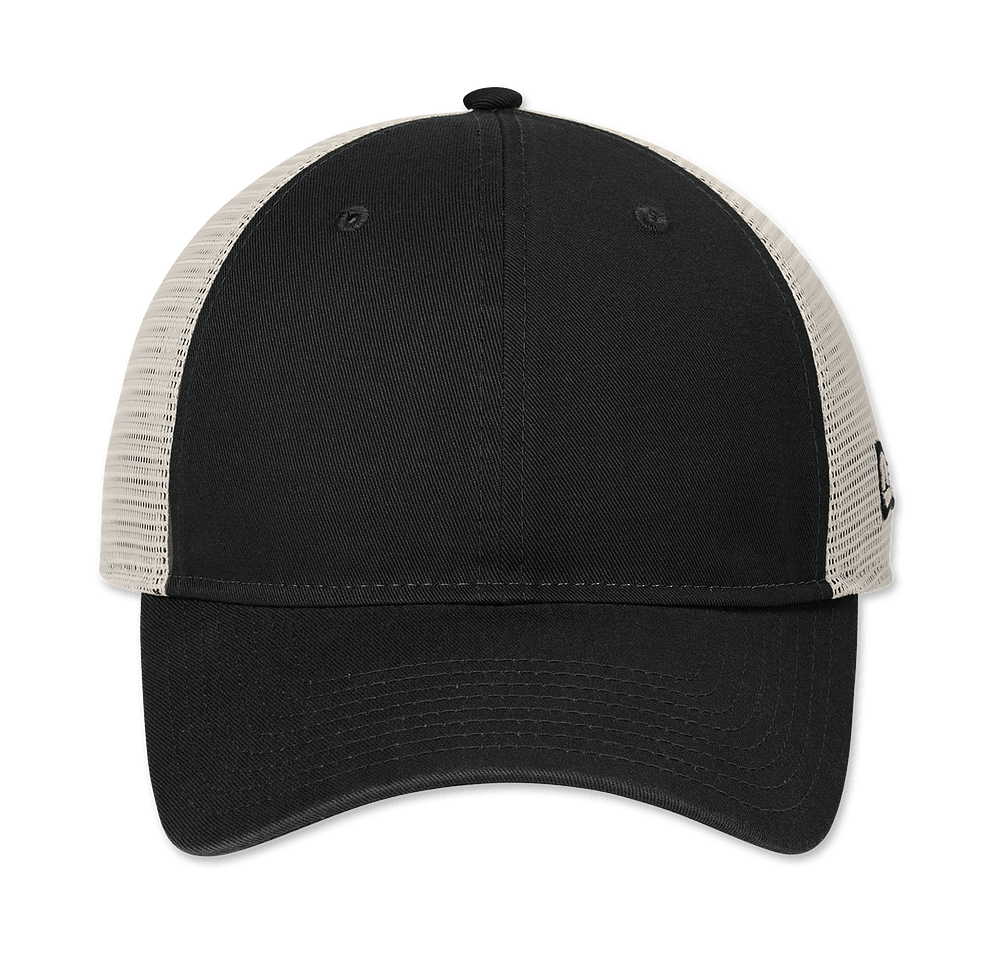 New Era Unstructured Mesh Snapback Trucker Hat-default
