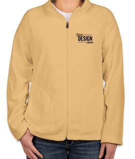 Team 365 Women's Full Zip Microfleece Jacket - Color: Sport Vegas Gold