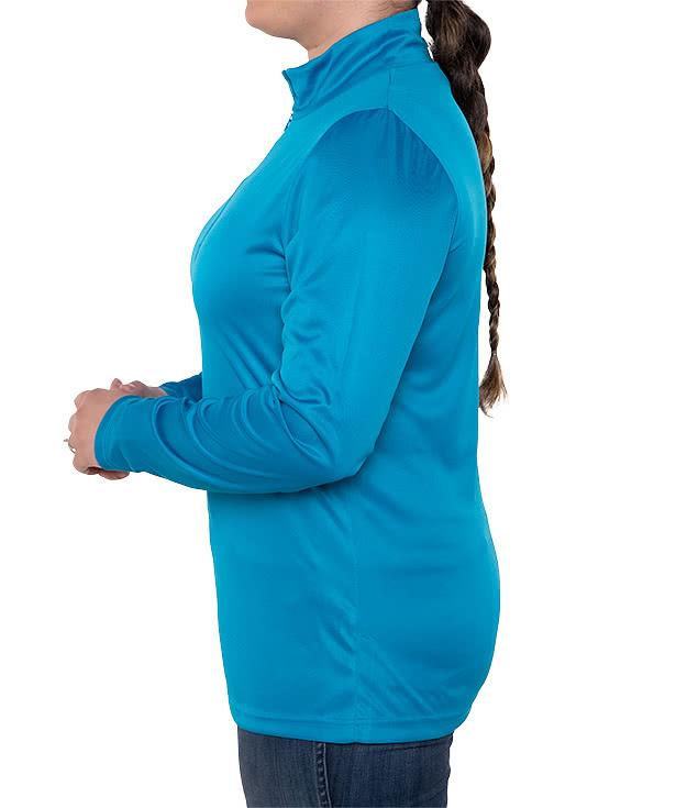 Clique by Cutter & Buck Women's Spin Eco Half Zip Performance Shirt