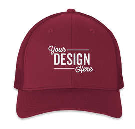 Richardson Snapback Trucker Hat - Color: Cardinal