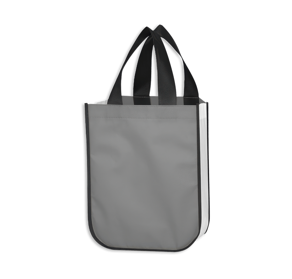 Full Color Lola Small Laminated Shopper Tote Bag-default