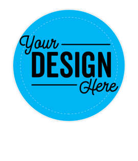 Full Color 2 in. Circle Magnet - Color: Columbia Blue