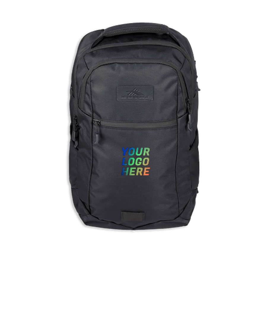 High Sierra Stoneway 15" Computer Backpack in Black