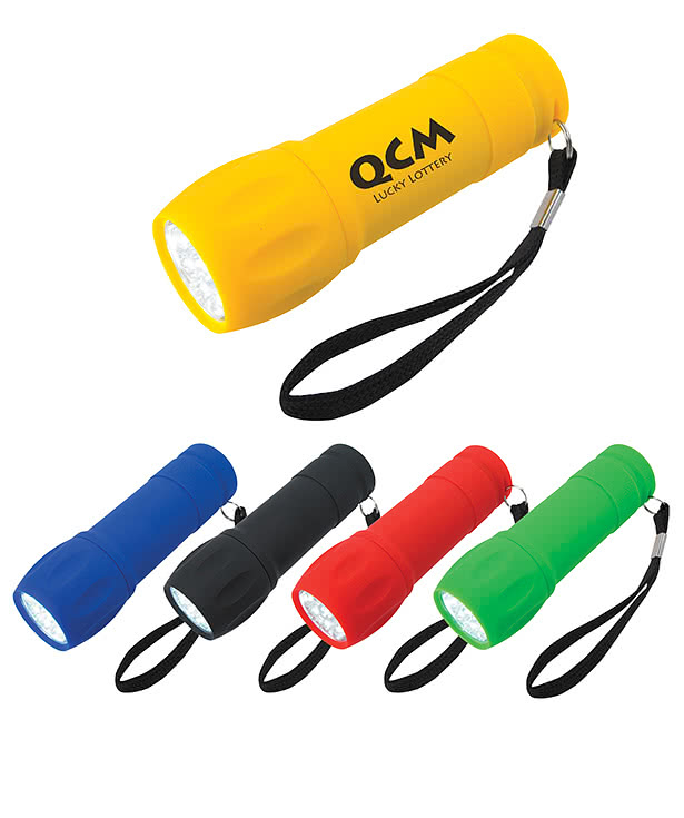 Rubberized LED Flashlight