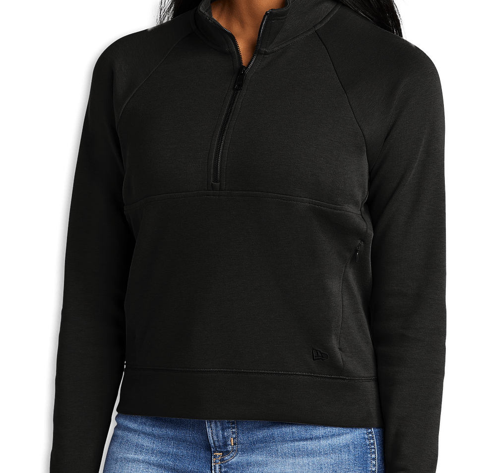 New Era Women's STS Midweight Half Zip Sweatshirt-default