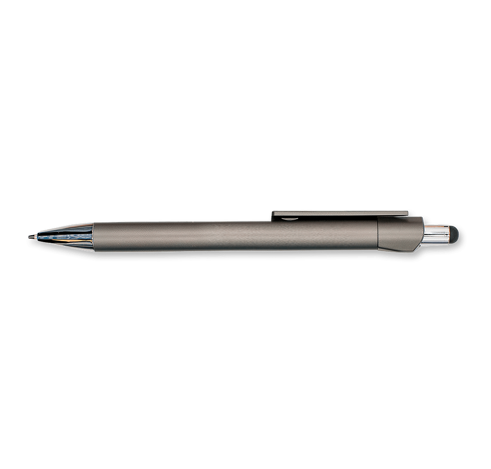 Laser Engraved Cache Touch Ballpoint Stylus Pen (black ink)-default