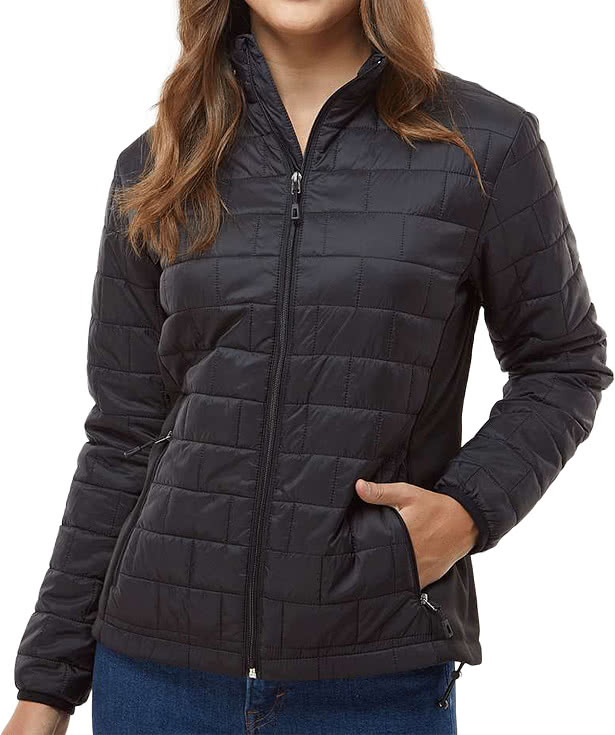 Burnside Women's Quilted Stretch Puffer Jacket