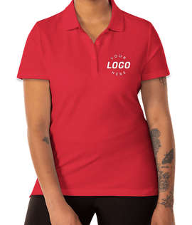 Clique by Cutter & Buck Women's Addison Cotton Pique Polo - Color: Red