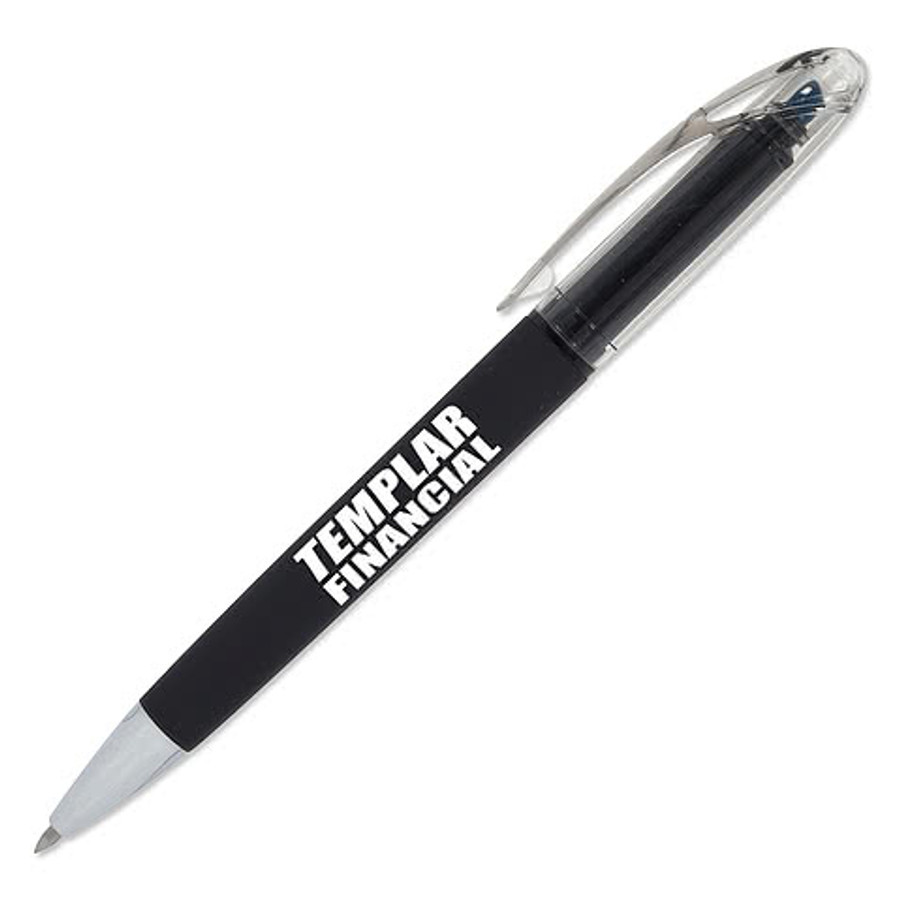 Nori Sleek Write Highlighter and Ballpoint Pen (black ink) in Blue