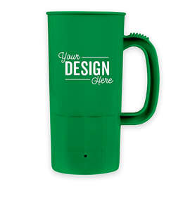 22 oz. Plastic Beverage Mug - Color: Kelly Green