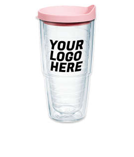 Full Color Tervis 24 oz. Classic Tumbler with Lid - Color: Pink