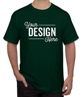 Canada - Gildan 100% Cotton T-shirt - Color: Forest