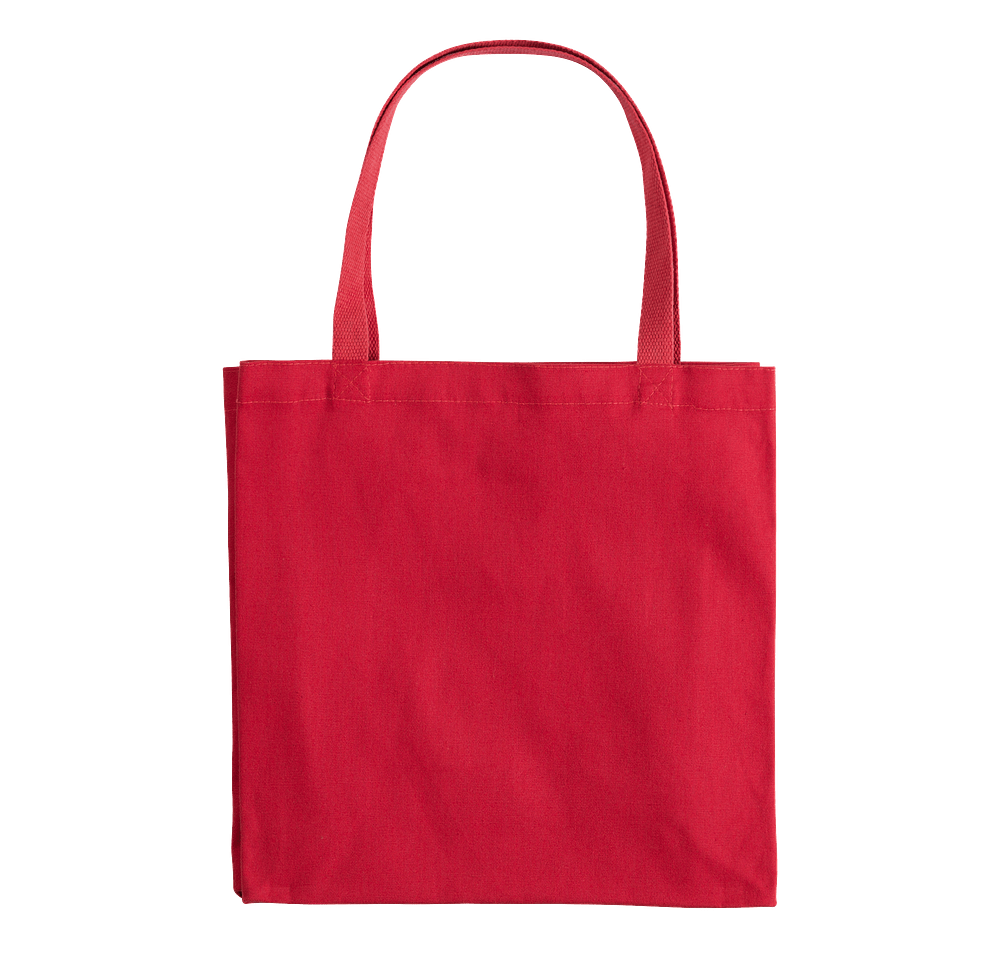 Embroidered Large Gusseted Midweight 100% Cotton Canvas Tote Bag-default