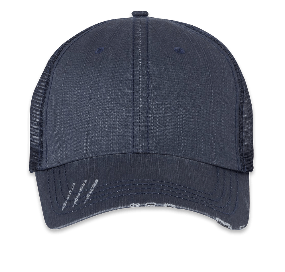 Mega Cap Herringbone Trucker Hat-default
