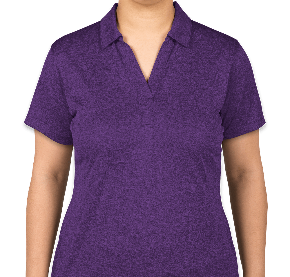 Sport-Tek Women's Heather Contender Performance Polo - Embroidered-default