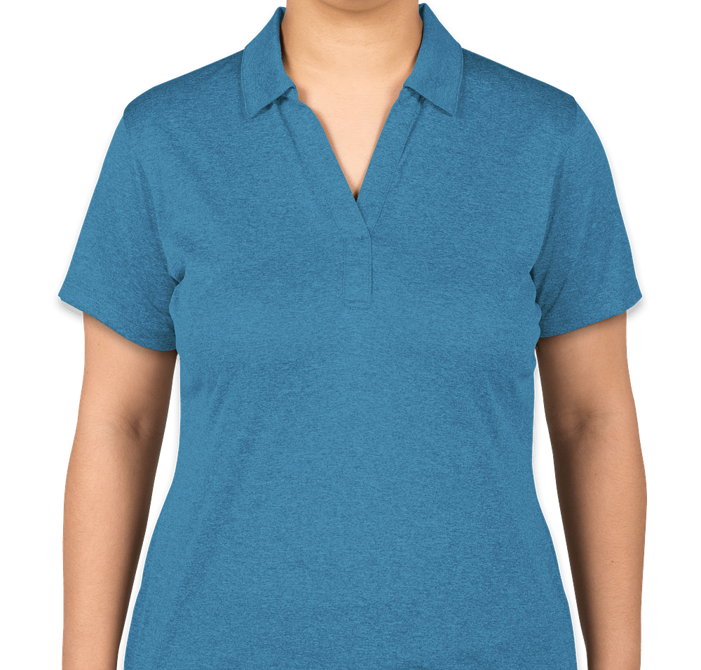 Sport-Tek Women's Heather Contender Performance Polo - Embroidered-default