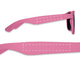 Solid Malibu Sunglasses - Color: Pink