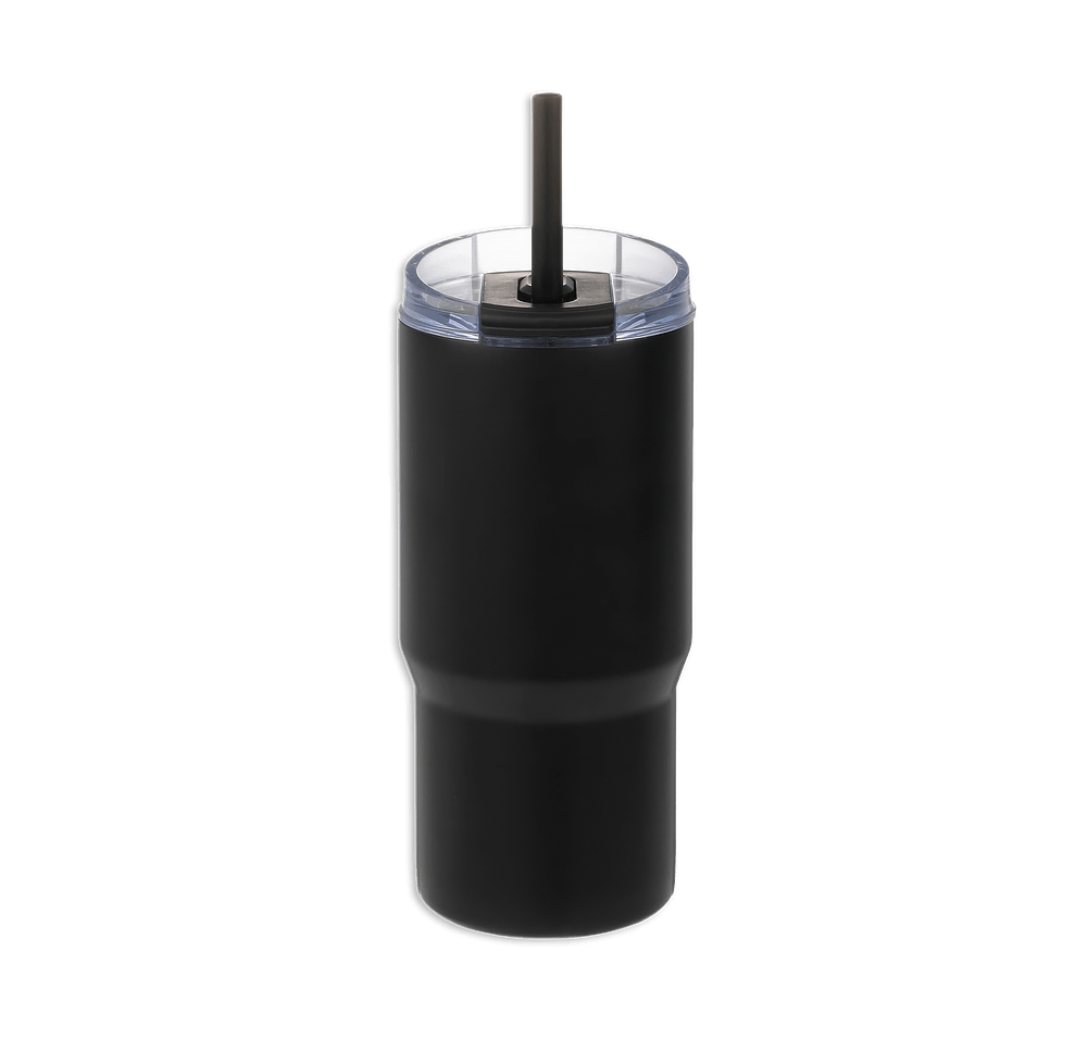 24 oz. Laser Engraved Auxo Insulated Tumbler with Straw-default