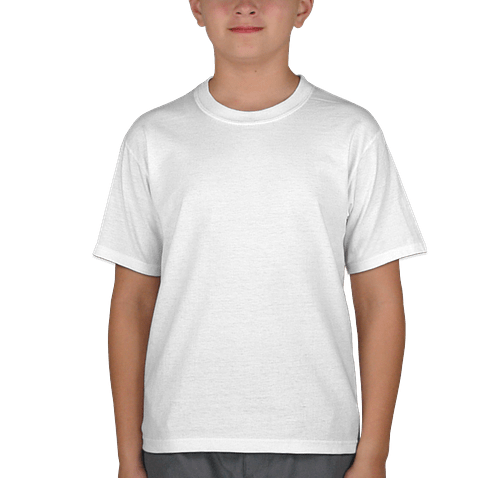Jerzees Youth 50/50 T-shirt in White