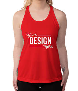 Team 365 Women's Zone Racerback Performance Tank - Color: Sport Red