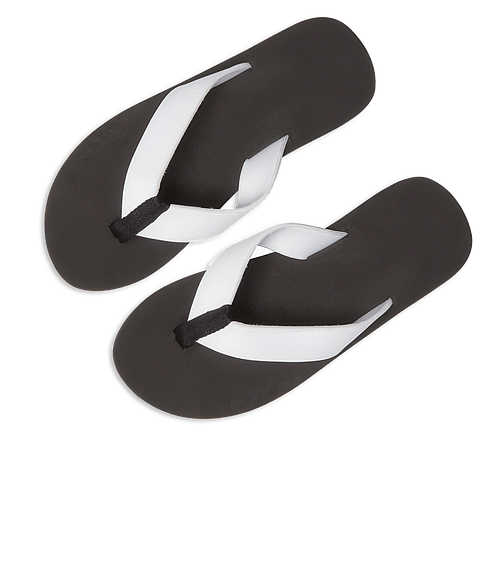 Deluxe Adult Flip Flops in Black