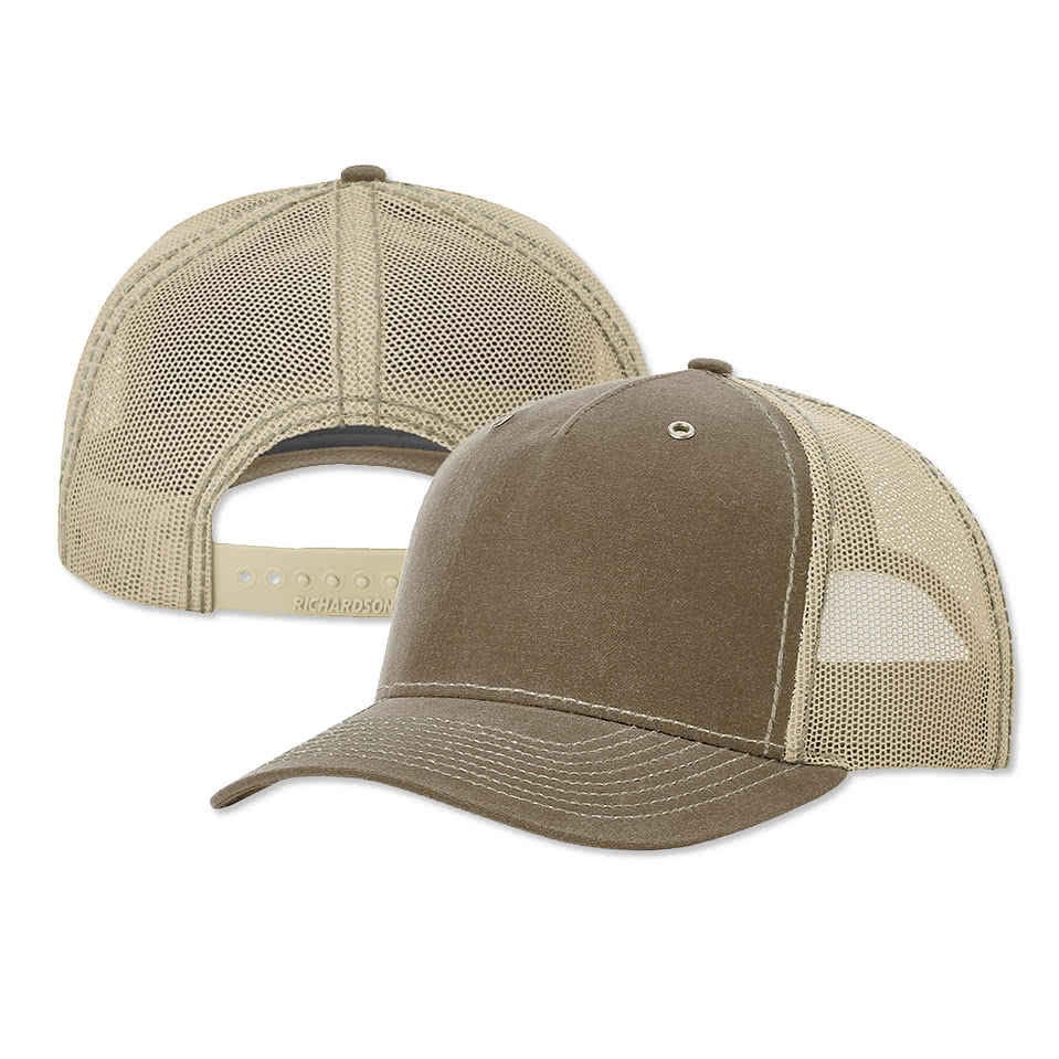 Richardson Hawthorne Five-Panel Snapback Trucker Hat - Embroidered