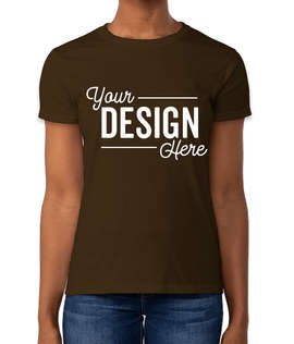 Gildan Ultra Cotton Women's T-shirt - Color: Dark Chocolate