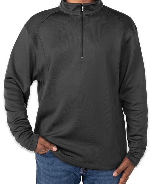 Nike Sport Quarter Zip Pullover - Printed in Anthracite