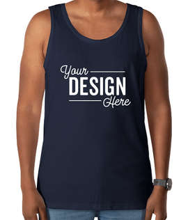Gildan Softstyle Cotton Tank - Color: Navy