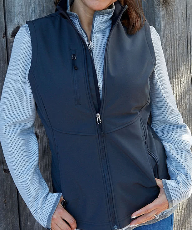 Custom Storm Creek Women's Trailblazer Recycled Soft Shell Vest