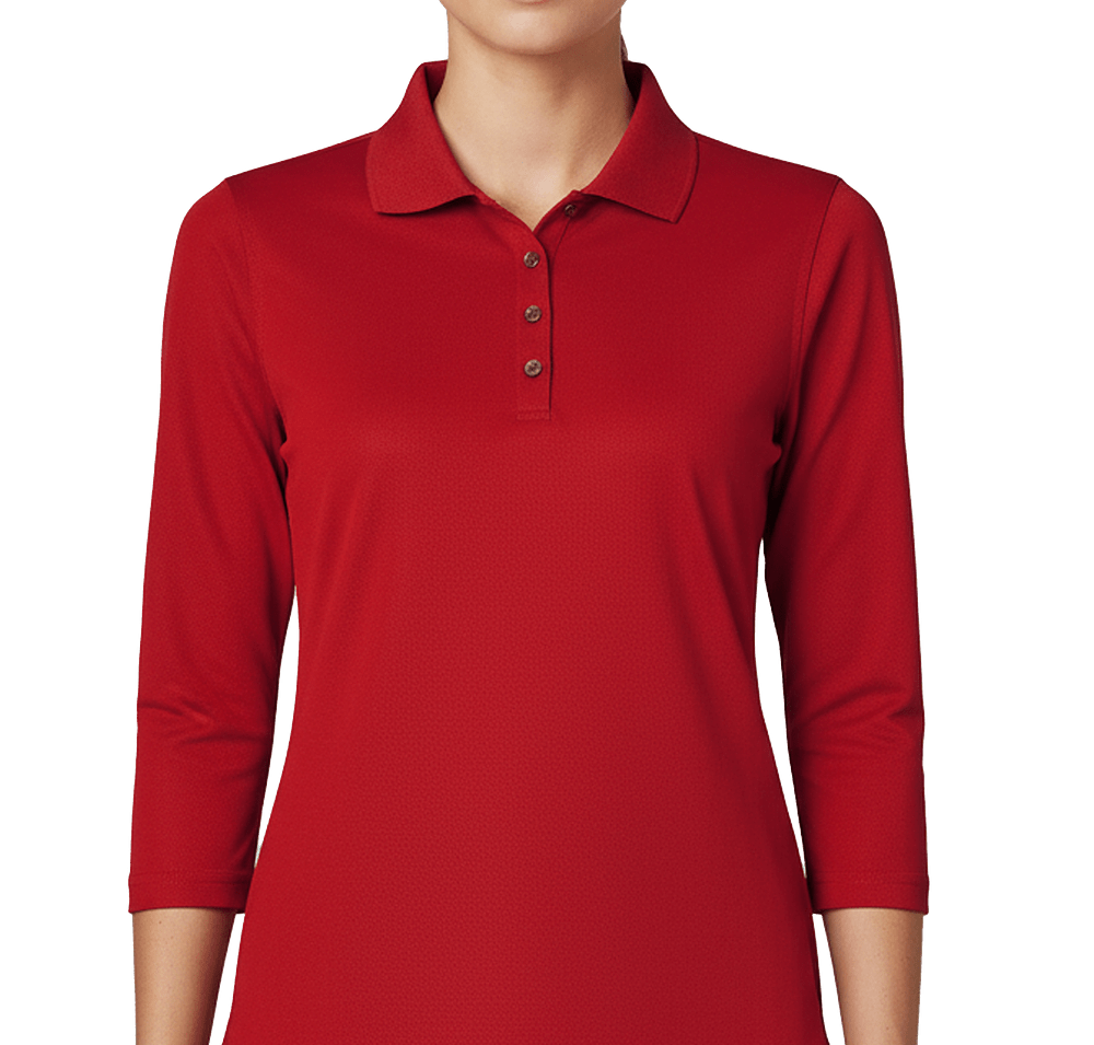 Paragon Women's Lady Palm 3/4 Sleeve Performance Polo-default