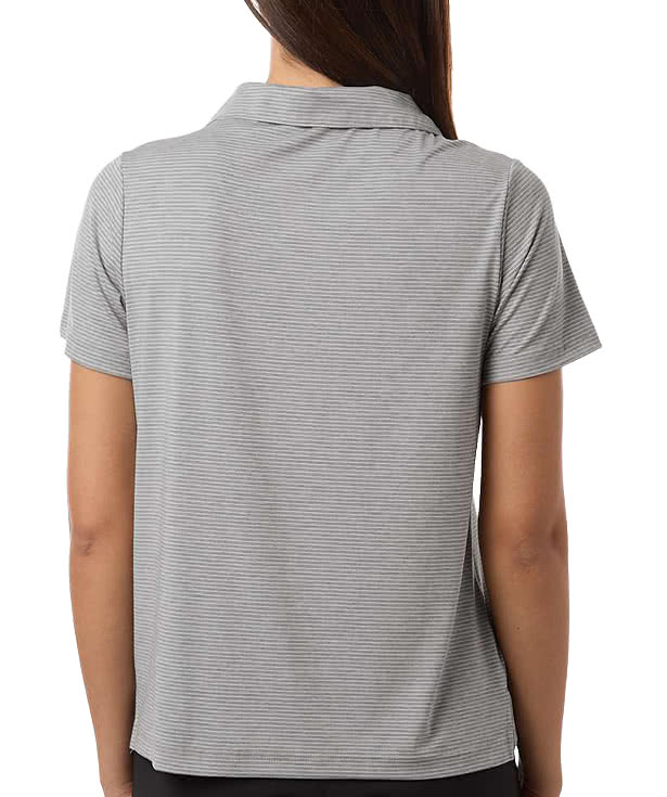 Team 365 Women's Relay Recycled Heathered Stripe Performance Polo - Printed
