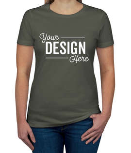 Next Level Women's Slim Fit Jersey T-shirt - Color: Military Green