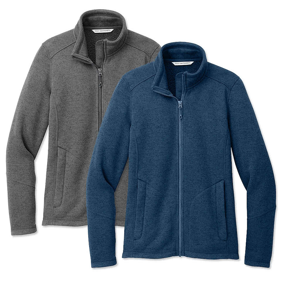 Port Authority Women's Arc Sweater Fleece Jacket - Printed