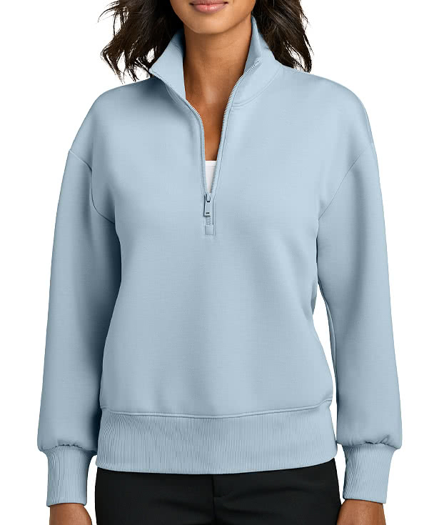 Mercer + Mettle Women's Soft Spacer UPF 50+ Quarter Zip Sweatshirt