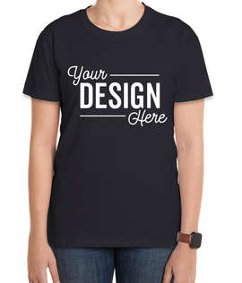 Next Level Women's Jersey Crewneck T-shirt - Color: Black